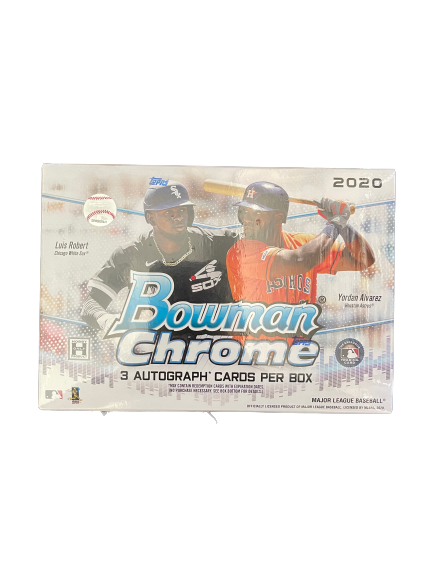 2020 Bowman Chrome HTA Choice MLB Hobby Box