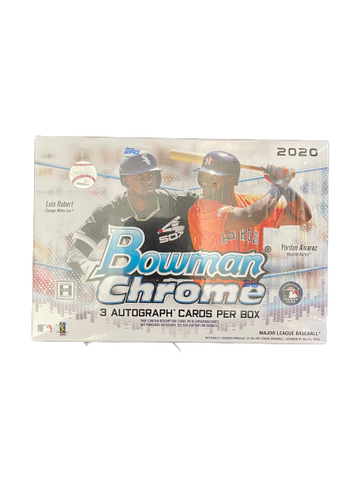 2020 Bowman Chrome HTA Choice MLB Hobby Box