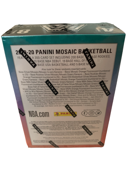 2019-2020 Panini Mosaic NBA Basketball Blaster Box