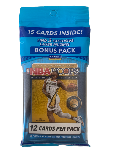 2019-20 NBA Hoops Premium Stock Cello Pack