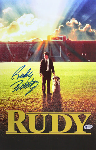 Rudy Ruettiger Signed "Rudy" 11x17 Photo (Beckett COA)