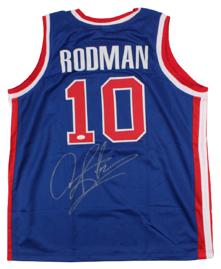Dennis Rodman Signed Jersey (JSA COA)