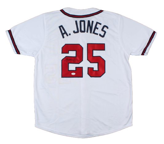 Andruw Jones Signed Jersey (JSA COA)