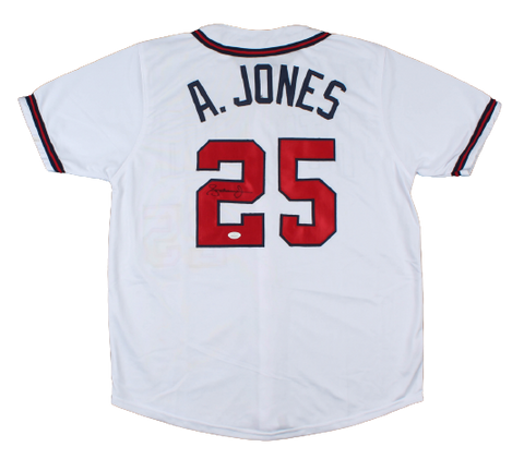Andruw Jones Signed Jersey (JSA COA)