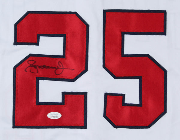 Andruw Jones Signed Jersey (JSA COA)
