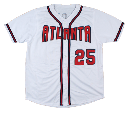 Andruw Jones Signed Jersey (JSA COA)