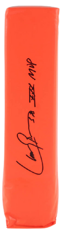 Larry Brown Signed Endzone Pylon Inscribed "SB XXX MVP" (Schwartz Sports COA)