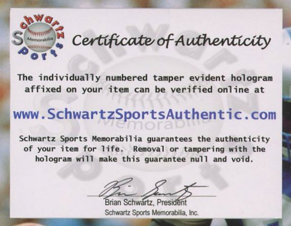 Larry Brown Signed Endzone Pylon Inscribed "SB XXX MVP" (Schwartz Sports COA)