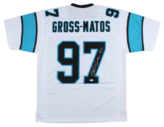 Yetur Gross-Matos Signed Jersey (Beckett COA)