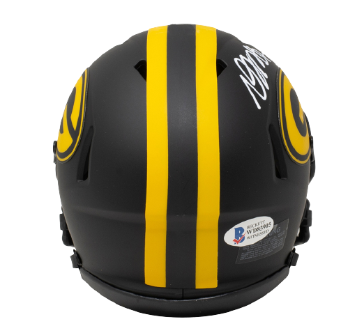 Davante Adams Signed Packers Eclipse Alternate Speed Mini Helmet (Beckett COA)